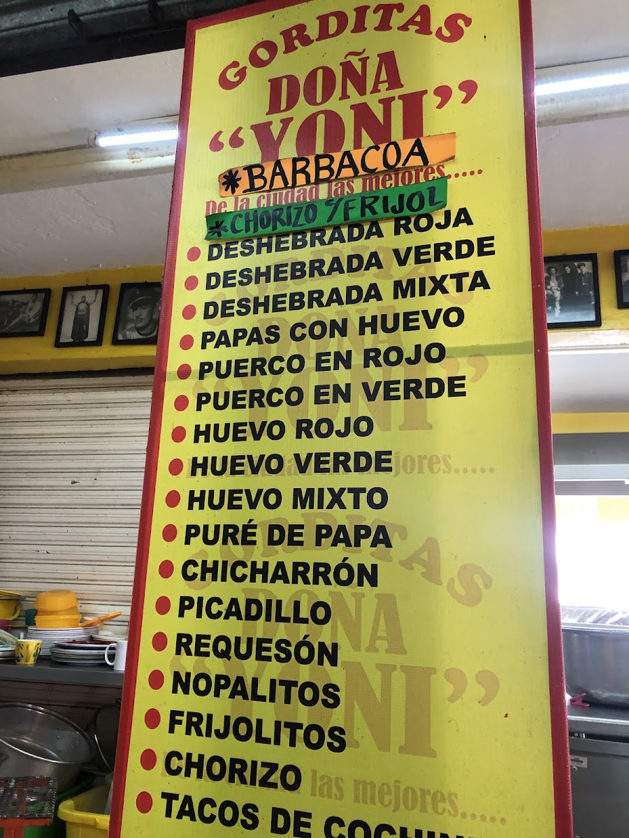 Doña Yoni Menu - Image 3